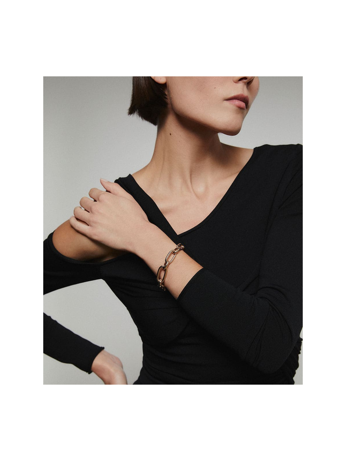 PULSEIRA CADEADO AJUSTÁVEL BANHADA OURO 18K