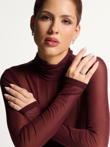 ANEL OURO BRANCO E DIAMANTES NOIVADO CASAMENTO18K DIAMOND DROPS RING