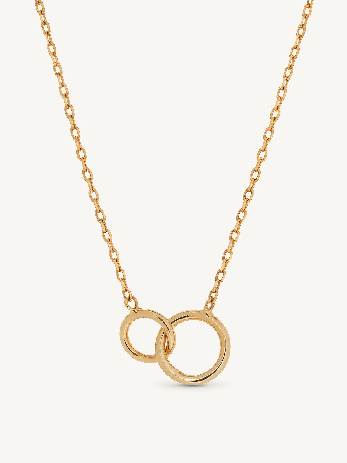 TOGETHER NECKLACE PLAQUEADO OURO 18K ELEGANTE COLAR