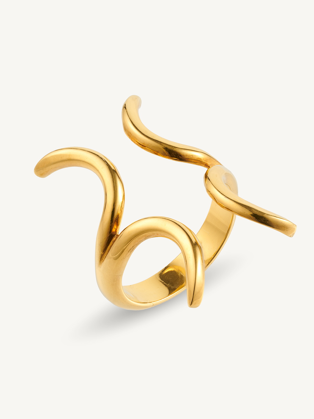 ANEL ARIES DUPLO PRATA DOURADA ELEGANTE DIFERENTE
